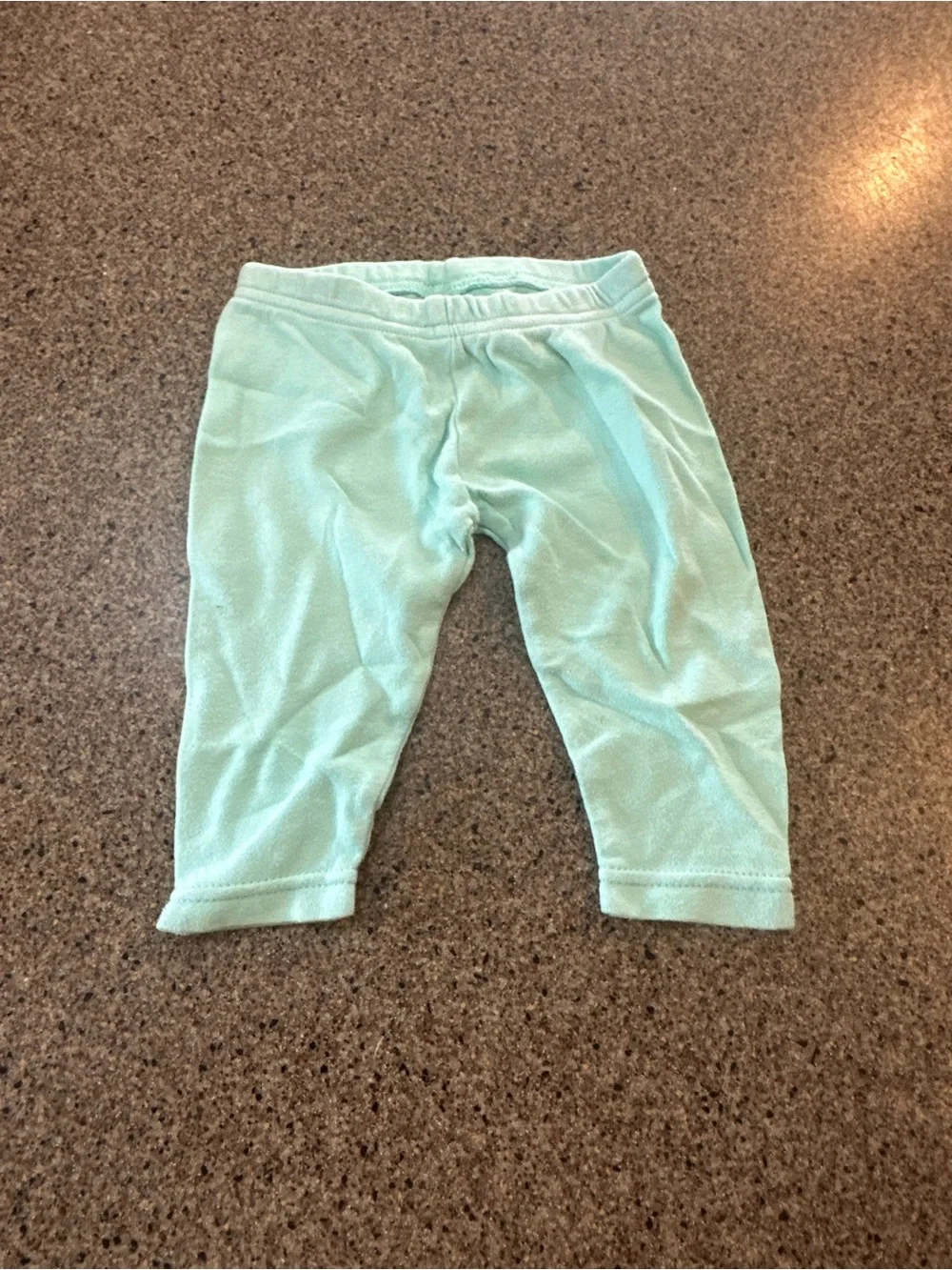 Carter's Soft Mint Green Baby Leggings